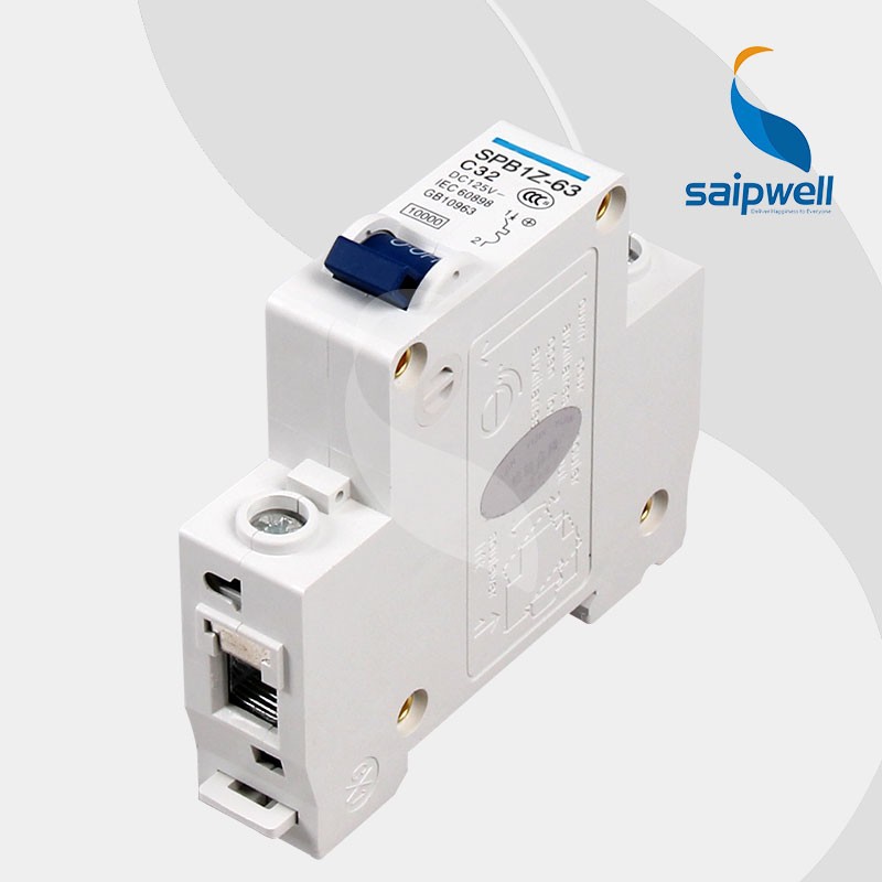 SAIP/SAIPWELL Electronic New High Quality Moulded Case 4 Pole Earth Leakage Circuit Breaker