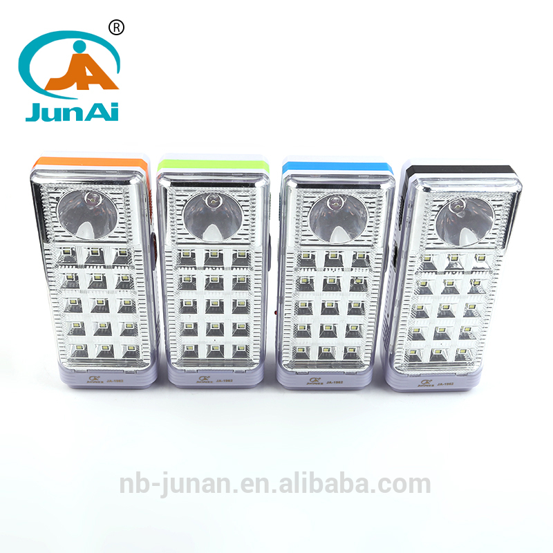 1 year warranty portable rechargeable led emergency light for home use Model no. JA-1962