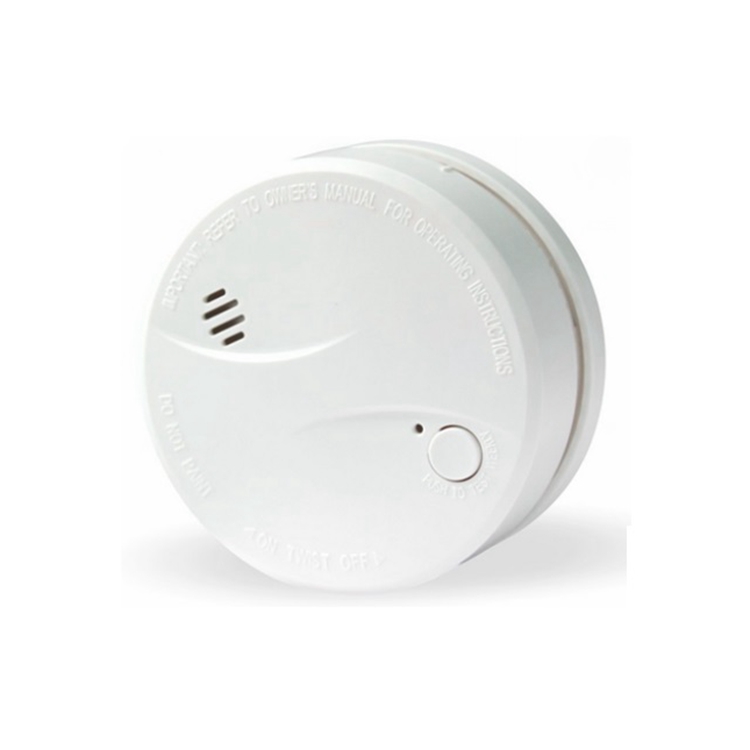 10 year lifespan lithium battery operated independent smoke detector EN14604