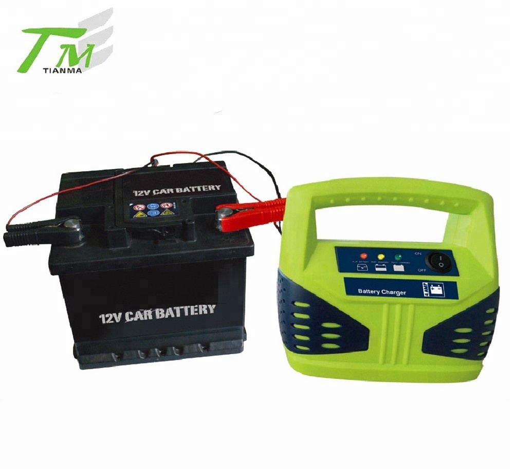 12V rechargeable automotive battery charger car acid lead 6A battery charger  fast charger