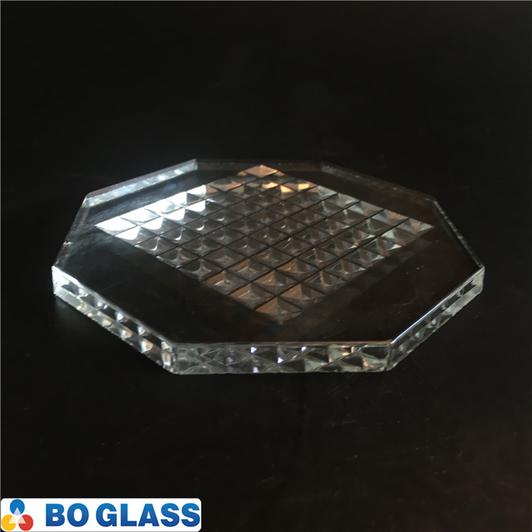 clear pressed glass covers for lighting