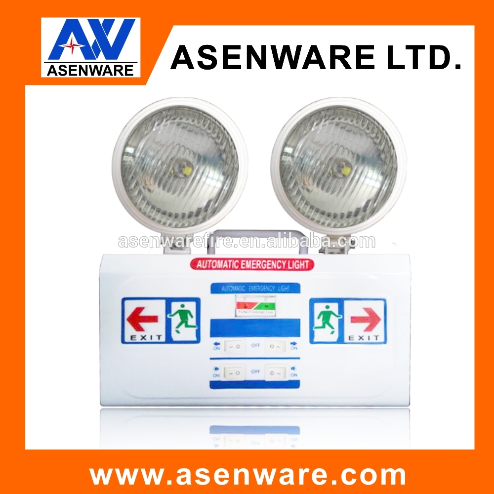 High quality Asenware Emergency light 2 head LED exit emergency lamp