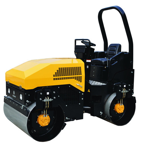 Cheap double drum hydraulic vibration 1t road roller compactor