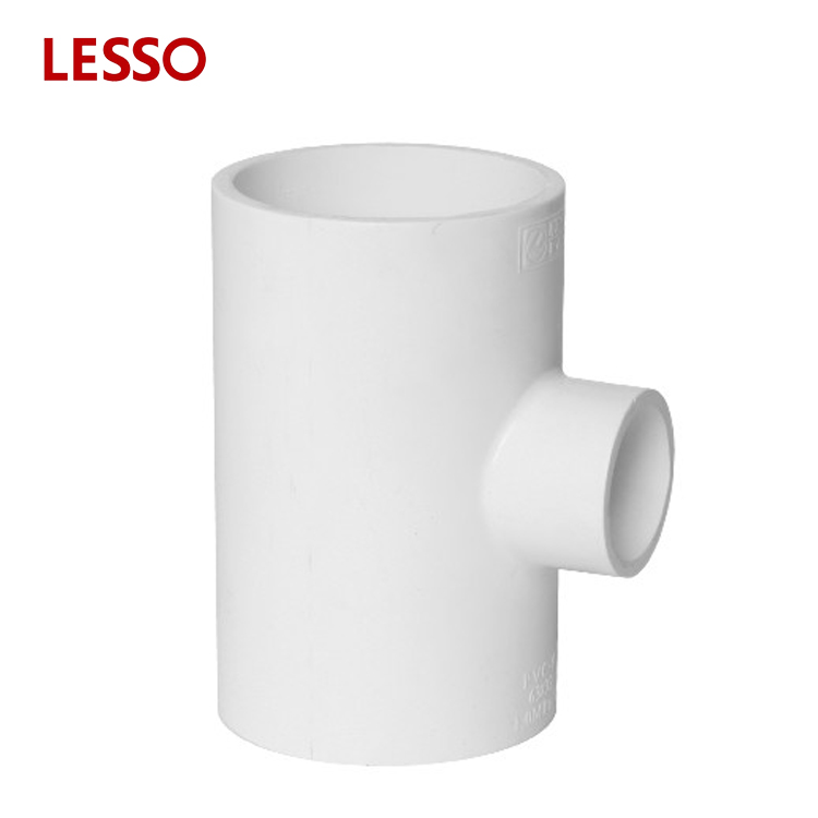 LESSO PVC water pipe fittings Tee high pressure y pipe fitting tee