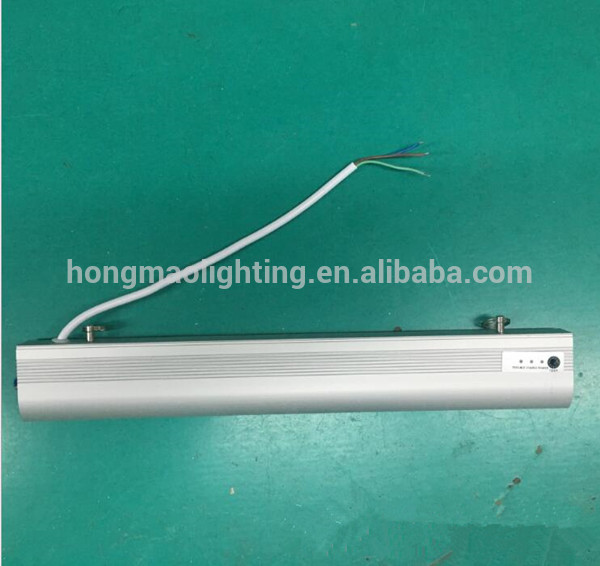 IP30 Sculpture or Paint acrylic self-test led emergency double or single side seif-test exit sign