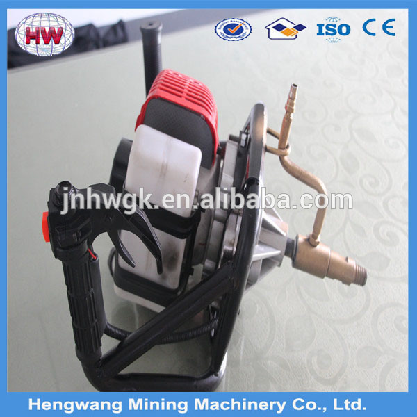 High quality Gasoline Manual Hand-Held knapsack drill rig for sale