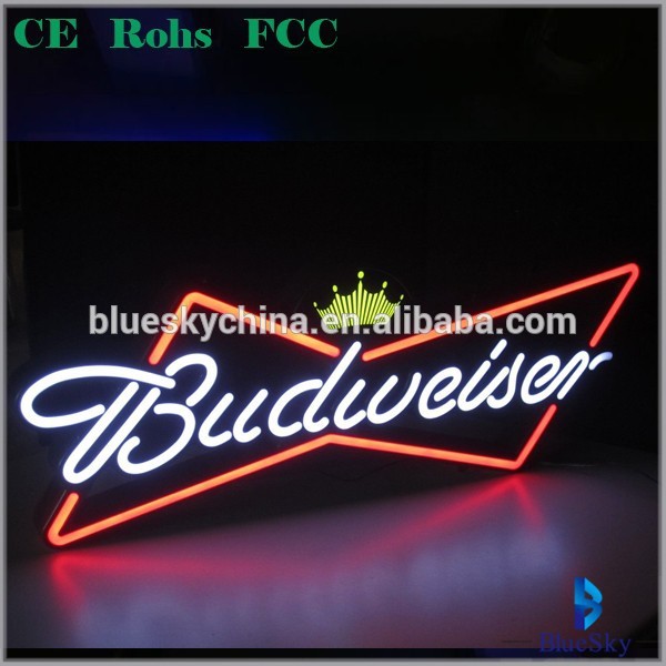 Metal bracket LED flashing advertising signs with IC contorllor