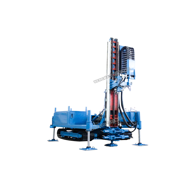 customized Slope crawler anchor drilling rig slope protection pile machine