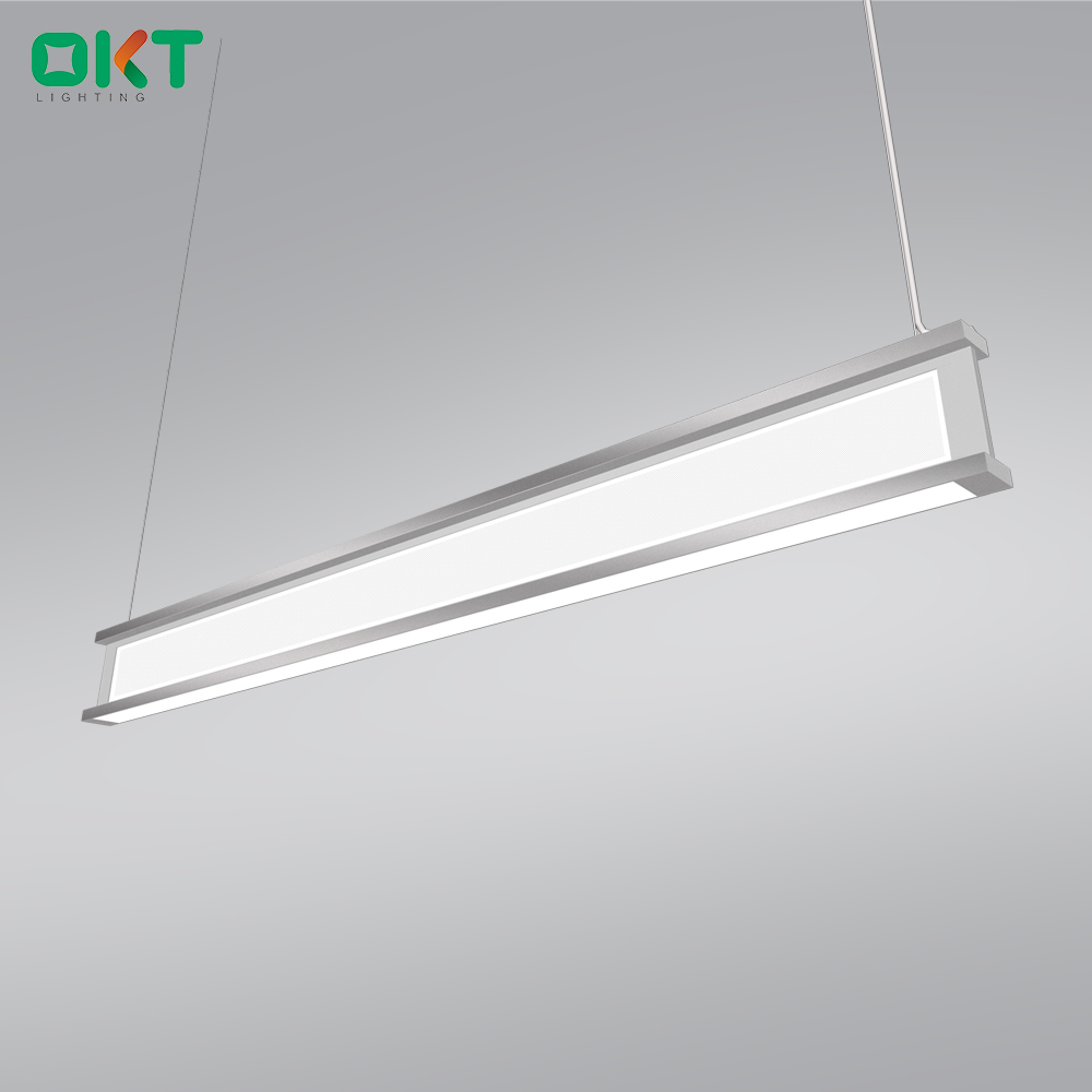 Modern Suspended LED Linear Pendant Light Fixtures for Dining Room