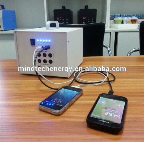 40w portable solar energy kit with battery for back-up