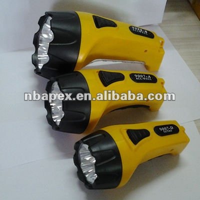 GG9007 three different size rechargeable led flash light