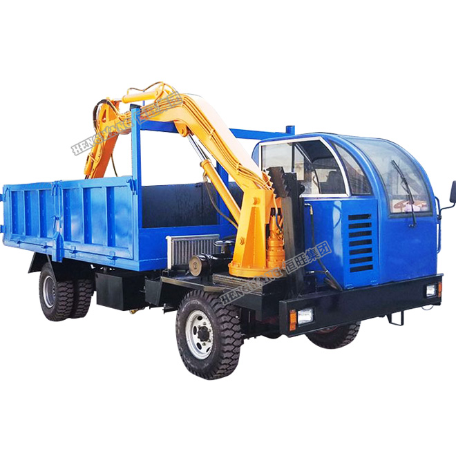 Cheapest  mini construction  truck with vehicle excavator