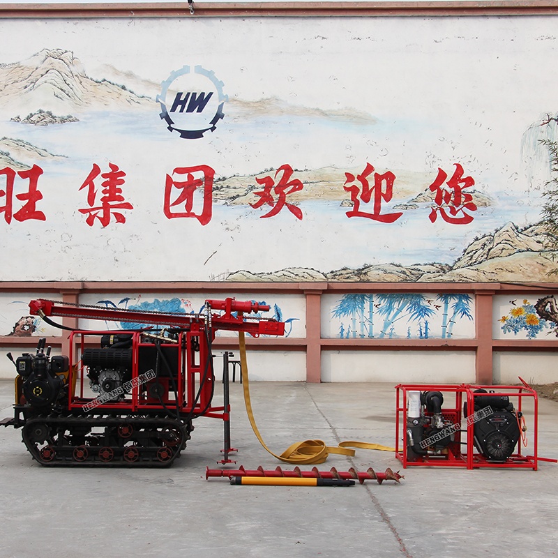 Horizontal directional water borehole drilling machine
