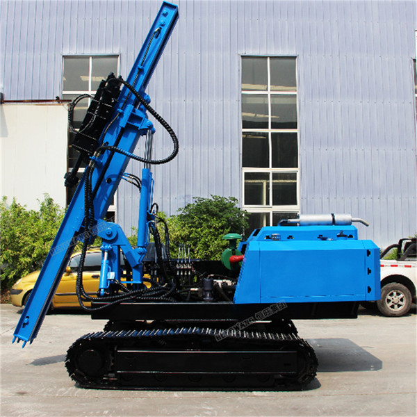 Solar Crawler Hydraulic Pile Driver Machine