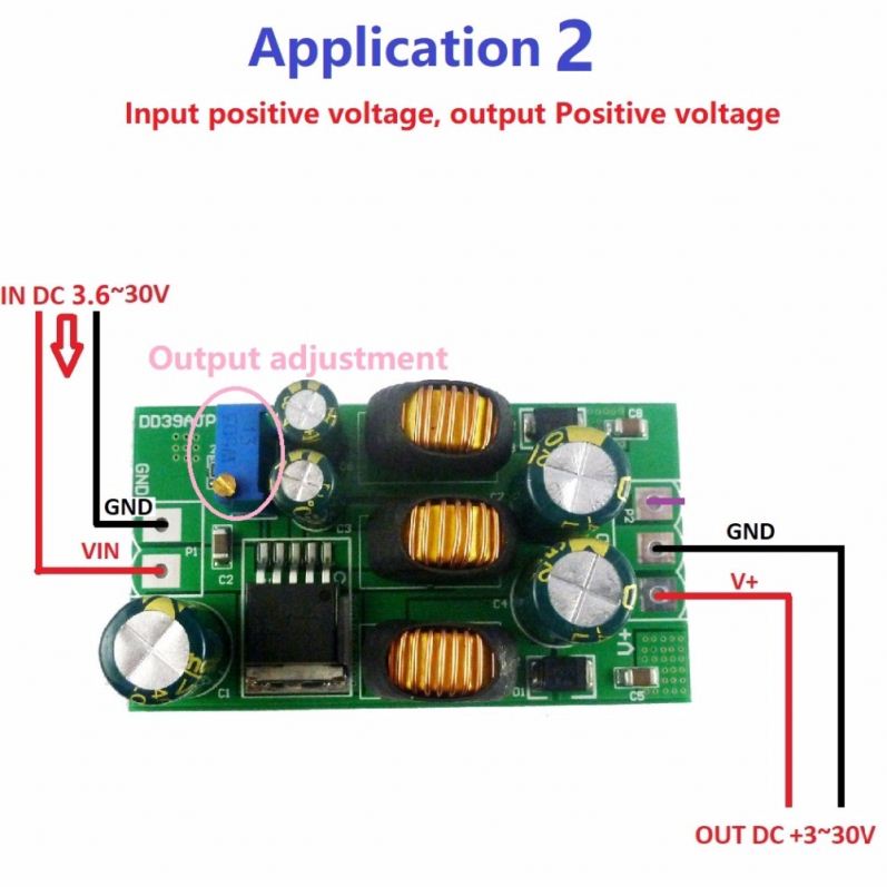 20W +- 5V 6V 9V 10V 12V 15V 24V Positive & Negative Dual Output Power Supply DC DC Step-up Boost-Buck Converter module