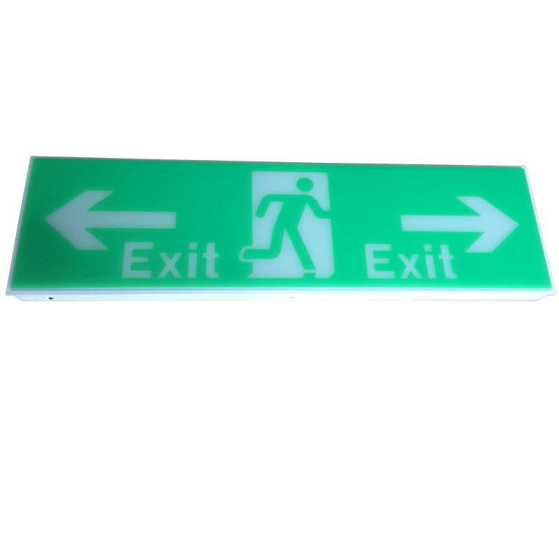 3 Years Warranty Led Emergency Exit Sign With Running Man Pictograph