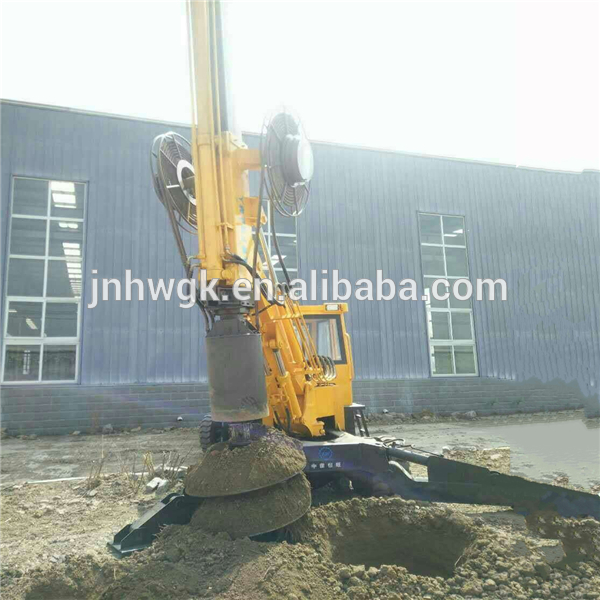 Big Holes Pile Driver /Soil Drilling Machine/Spiral Drill For Sale
