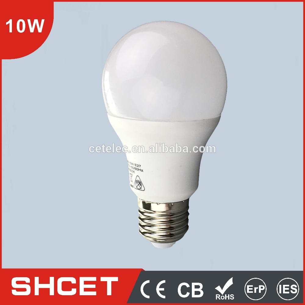 LED Bulb CET-A65-10W AC85-265V E14/E27 10w led bulb