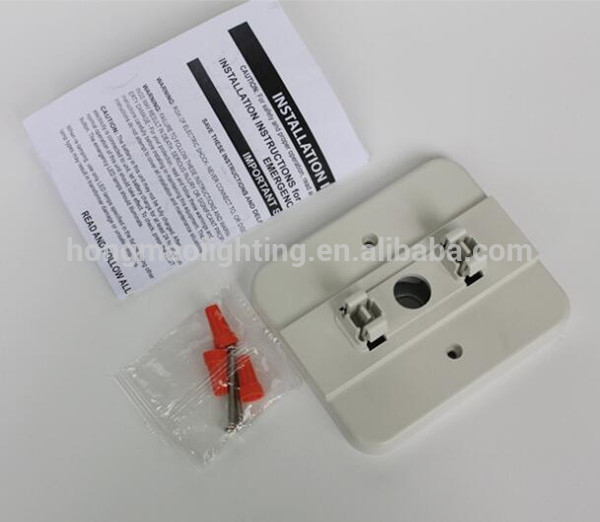 Best Quality Fire Proof Plastic 1.2w 3.6v LED Commercial Exit Sign Emergency Lighting
