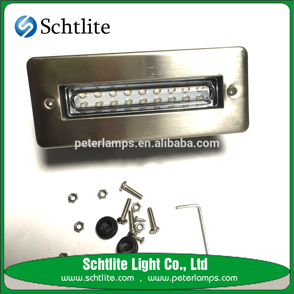 SEASTAR  warranty IP68 plastic water proof 220-240V led recessed pin light