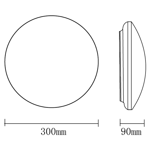 25w light sensor led motion sensor light with 10 years experience (PS-ML36L-D-RF-25W)