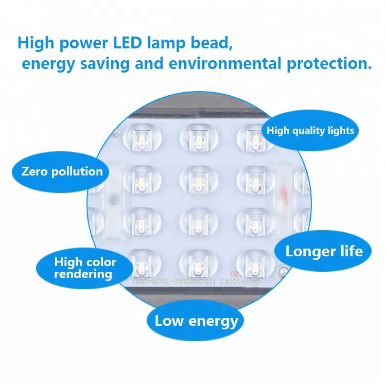 Waterproof energy-saving  aluminium die- casting solar led street  light outdoor decorative lightings