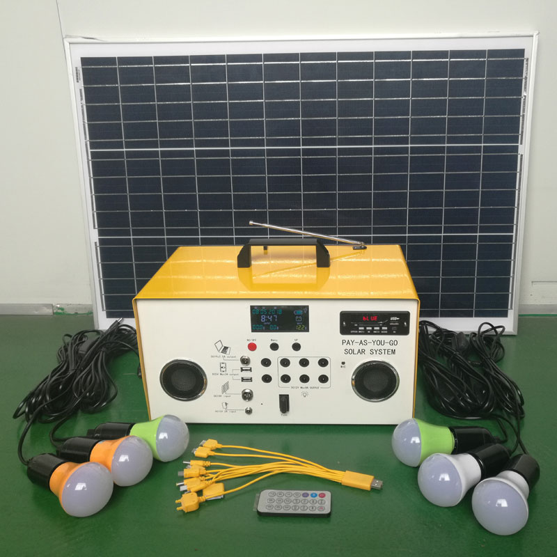 New environmental energy solar home lighting system with  bluetooth