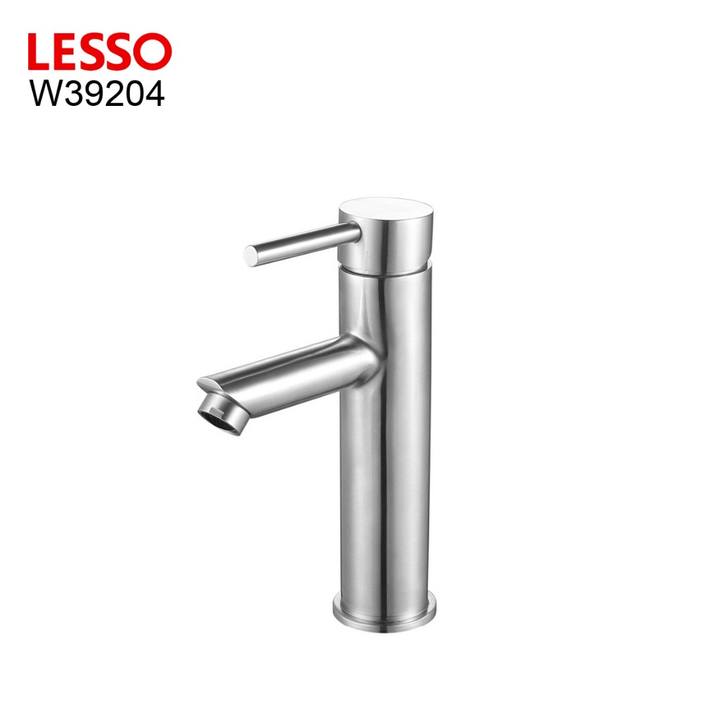 WP39204 LESSO eco-friendly 304 stainless steel water tap stainless steel kitchen faucet