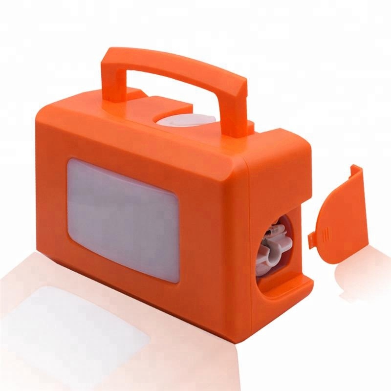 Cheap Shipping Convenient Led light No Electricity Battery 4 Cycle Control Mode Rubber Shell ABS Mg-Saline Water Camping Torch