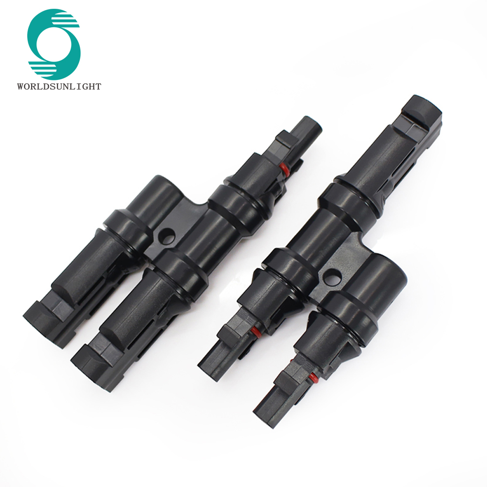 WSPVT2 IP67 TUV standard 40A 1000v dc mc4 T-branch solar connector