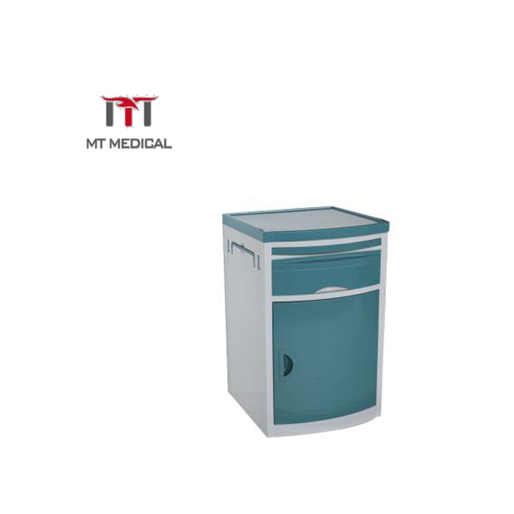 High Quality Hospital Movable Stainless Steel & Coating Bedside Storage Cabinet