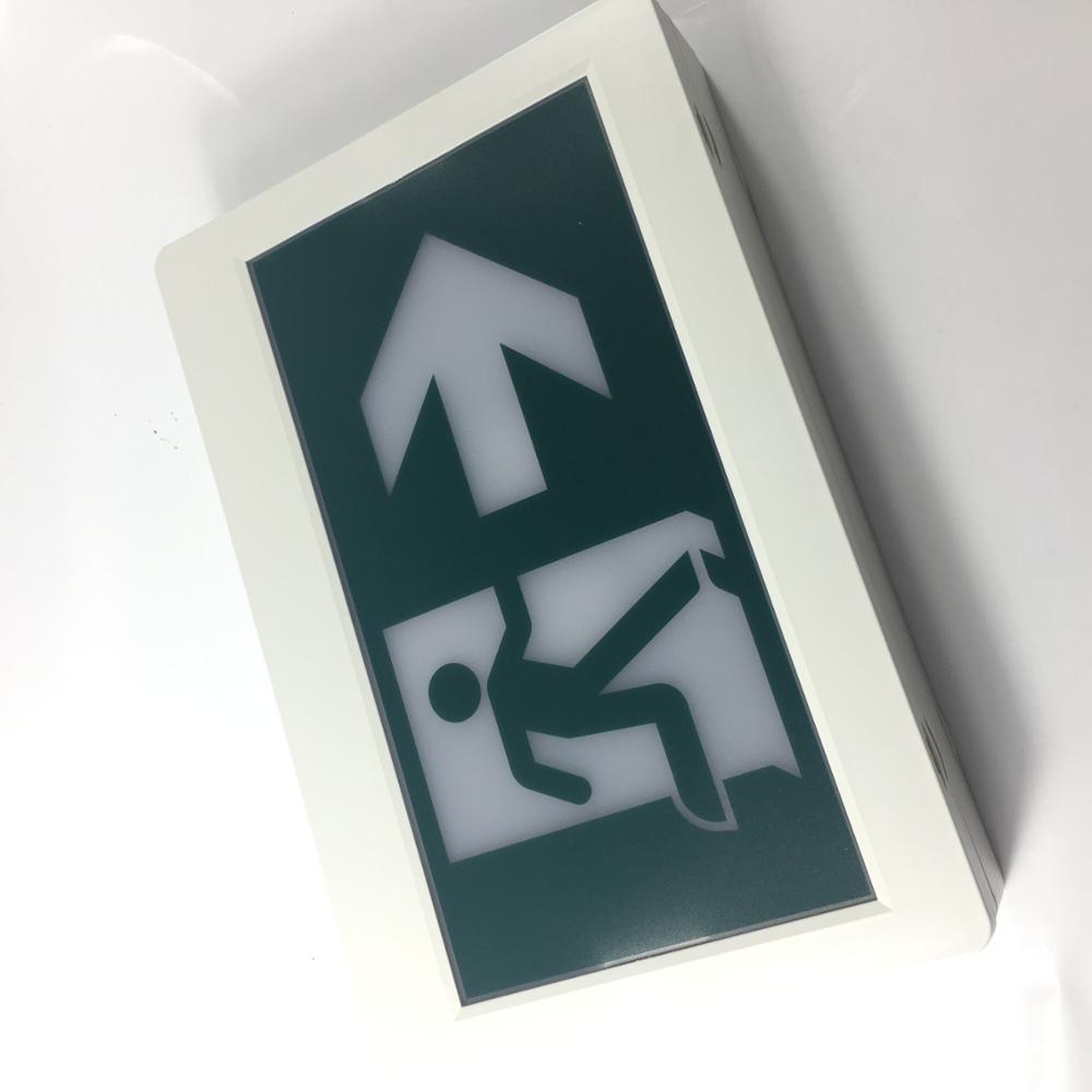 Canada standard battery back emergency exit sign running man exit sign