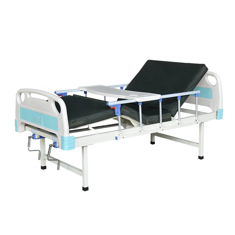 Good Quality hot sale Factory 2 crank hospital manual medical bed 2 cranks manual medical hospital beds price