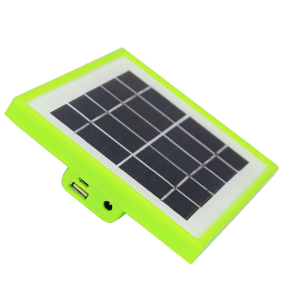 NEW 5V portable good quality mini solar light solar panel light with mobile charger