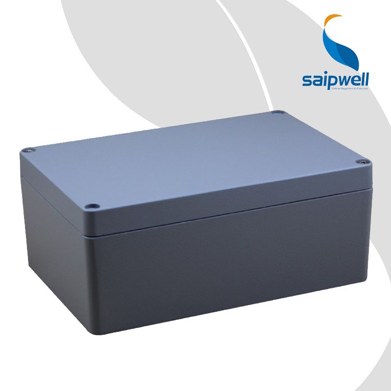 SAIP/SAIPWELL Gray Diecast New Waterproof Junction Box Chinese Aluminium Enclosure 240*160*100