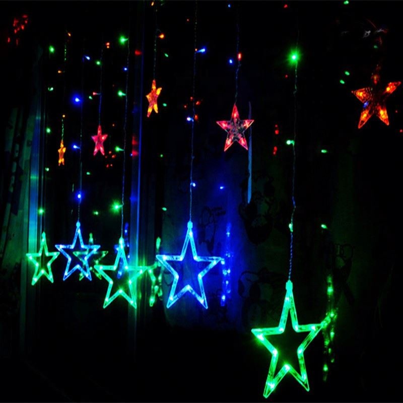 NEW design color changing smart led light curtain for holiday wedding party