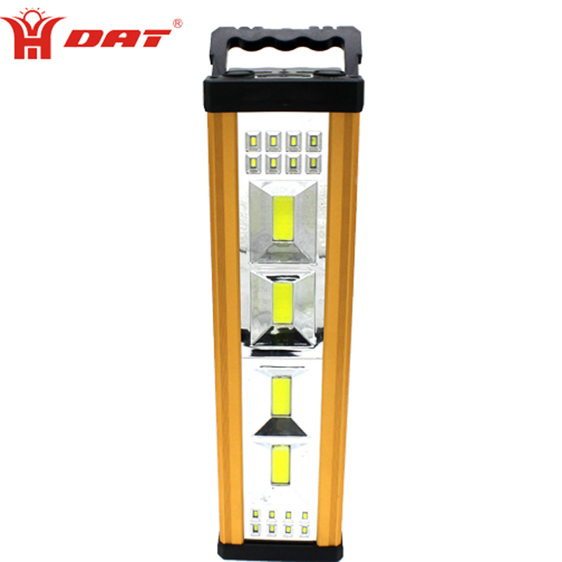 12w COB Aluminum alloy high power home usage led rechargeable emergency light