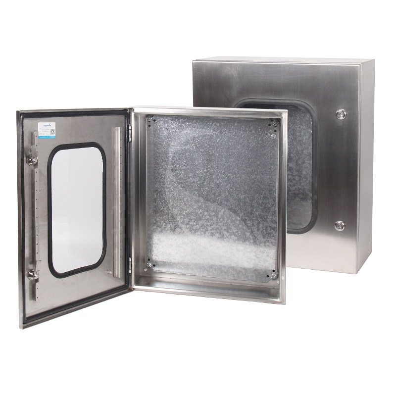 SAIPWELL J Sheet Metal Surface Mount Hinged Transparent Door Power Distribution Box