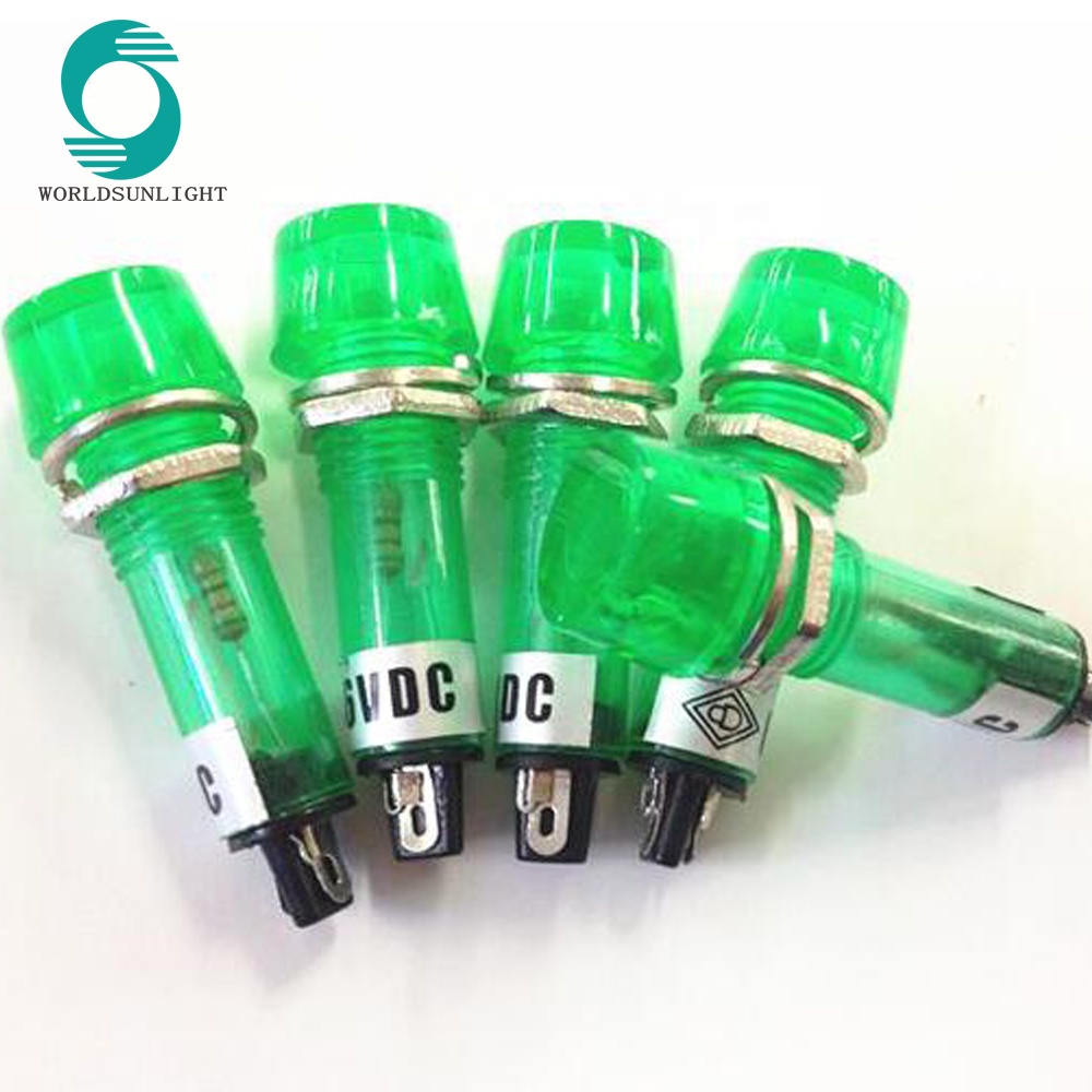 XD10-3 220V 10mm green neon Small Indicator Signal Light