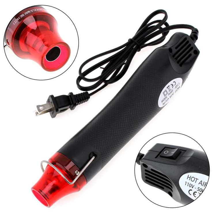 Portable Electric Power Tool Digital Hot Air Gun Mini With Seat Shrink Hair Dryer Soldering Hairdryer