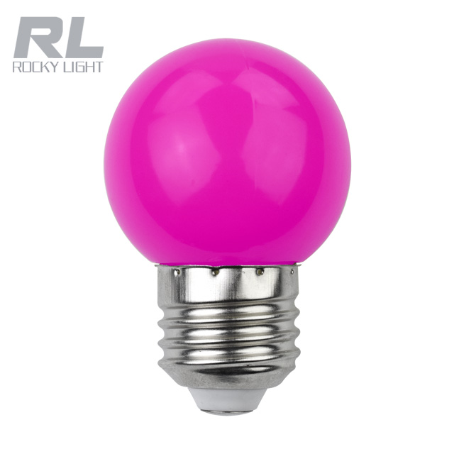 G45 color bulb E27 LED holiday bulb for decoration