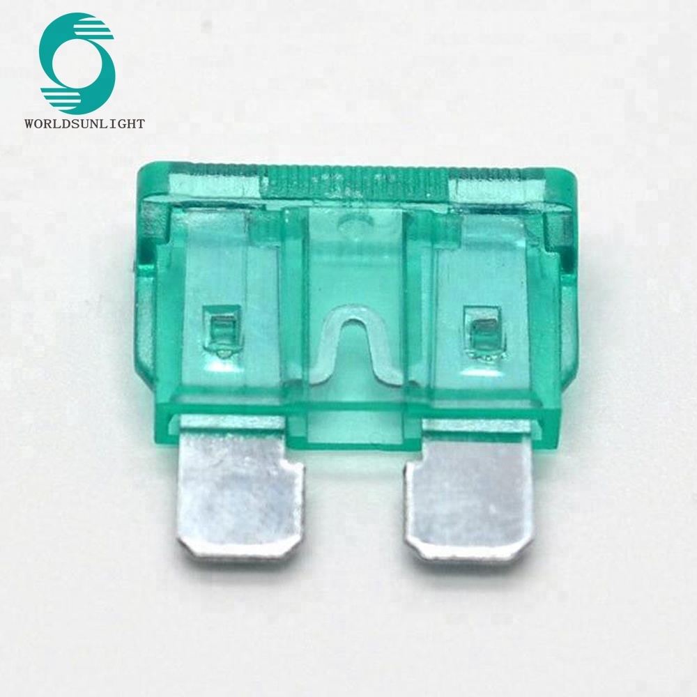 32V 30A green Automotive Middle-sized Blade Standard Fuse