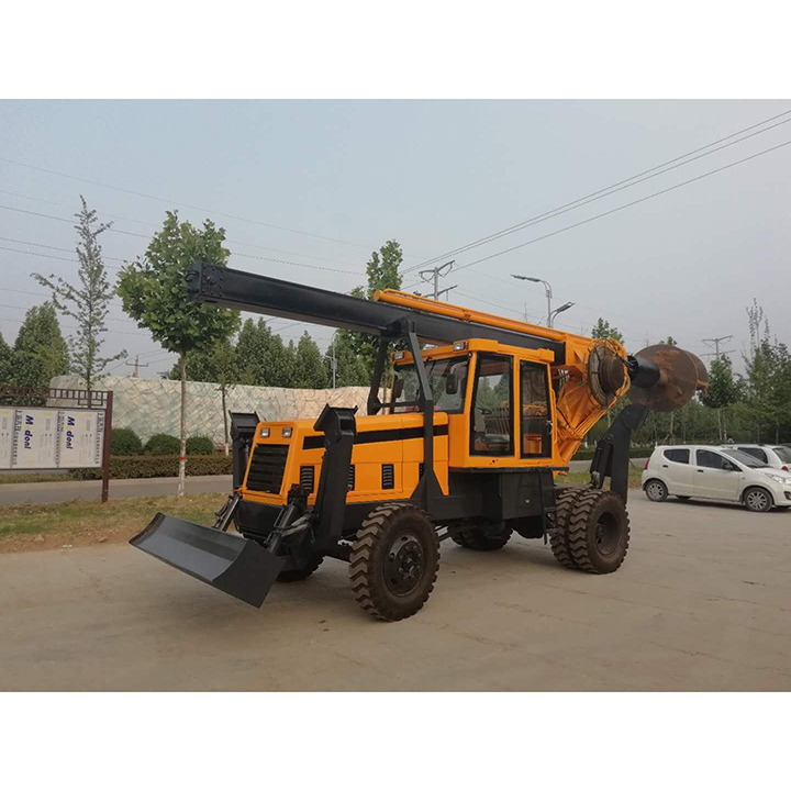 Maximum hole diameter 2m Wheeled rotary drilling rig