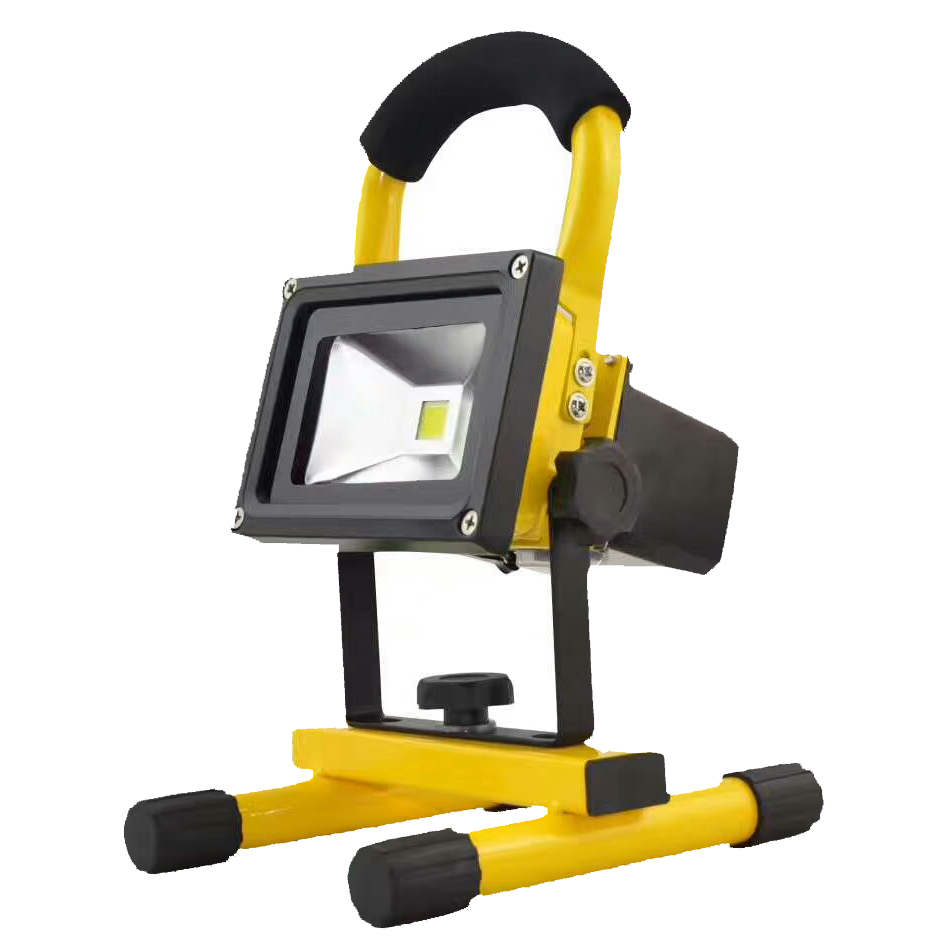 Portable led flood light 10/20/30w 90lm/w led work light recgargeable  light