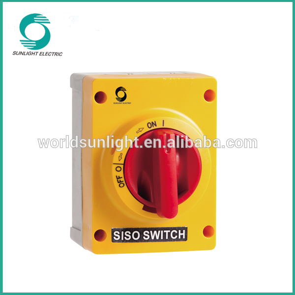 SISO-40 models IP66 solar isolation switches isolating disconnect switch