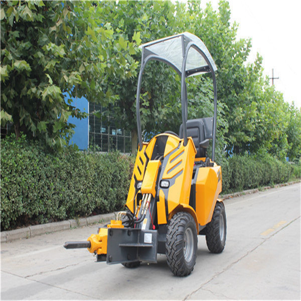 construction machine!!HW200 Powerful pulling force and four wheel drive mini track loaders Compact front end loaders