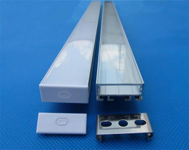 1meter 26mm*11mm Aluminum Housing LED Bar Light Lamp Shell PC Cover U Shape lampshade extrusion