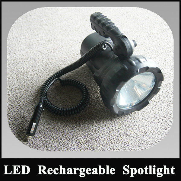 Rechargeable 3w LED spotlight 35w Portable xenon light with 12v cigar plug hurricane Value Bright lanterns