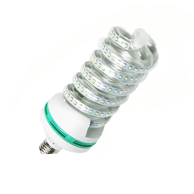 New design E27 B22 9w led spiral shape bulb