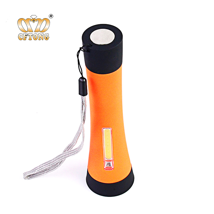 ABS material mini flashlight with strong COB side light led flashlight